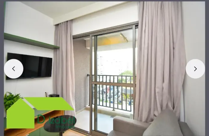 Apartamento mobiliado para aluguel e venda com com 1 quarto em Pinheiros - São Paulo - S