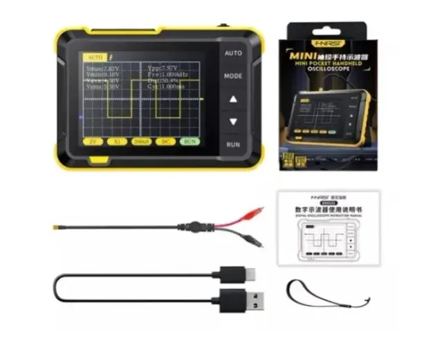 Mini Osciloscópio Digital Portátil Fnirsi Dso152 - 200khz