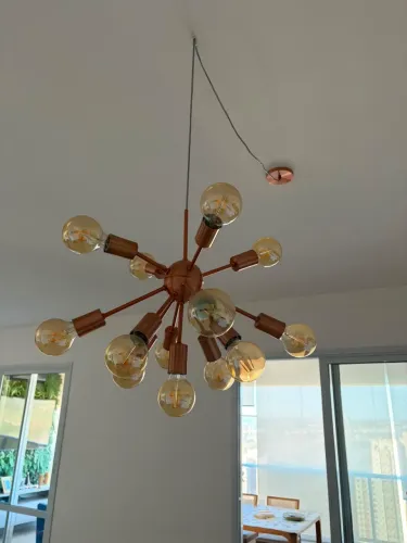 Lustre pendente átomo