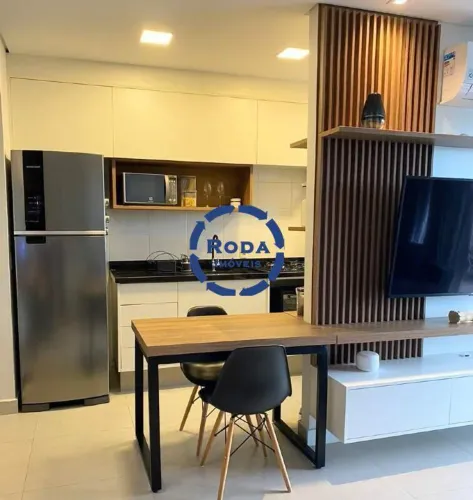 Apartamento novo, moderno e 100% planejado 1 dormitório + vaga próximo à Unisantos e Unif
