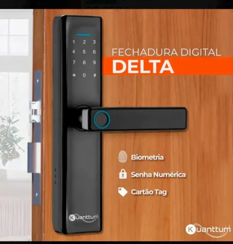 Fechadura kuanttum já instalada