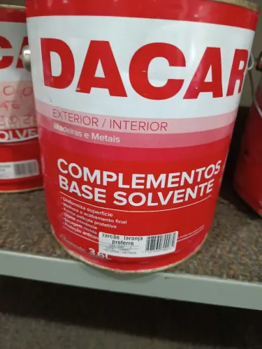 Tinta Zarcão 3,6 litros Dacar laranja 