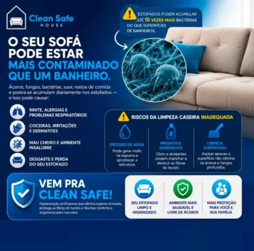 Lavagem a seco - seus estofados limpos