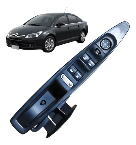 Botão Vidro Dianteiro Esquerdo Citroen C4 Pallas 2007 Manual