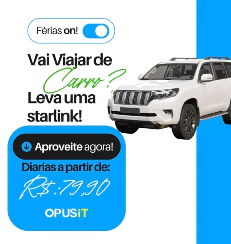 Aluguel de Starlink Para Viagem