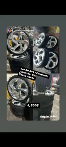 aro 20 concept furacão 5x112 pneus 80%