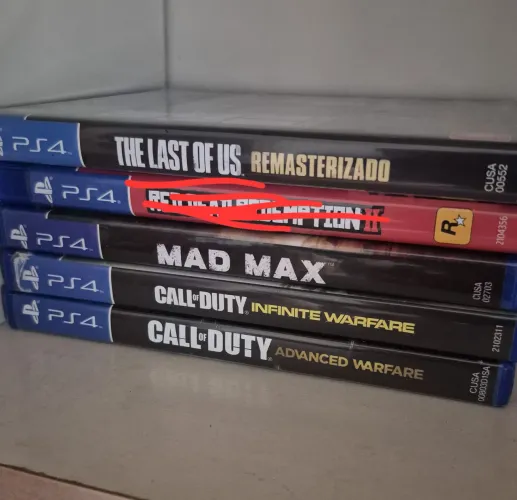 Jogos de ps4 - A PARTIR DE R$45,00