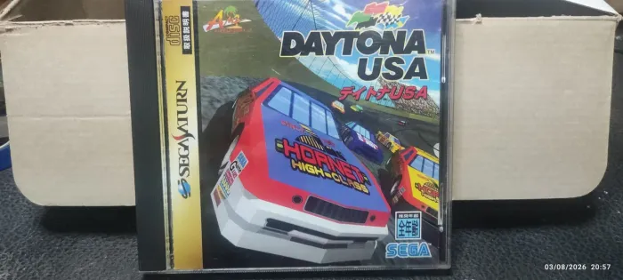 Daytona USA Sega Saturn Original Japonês - Completo em Excelente Estado