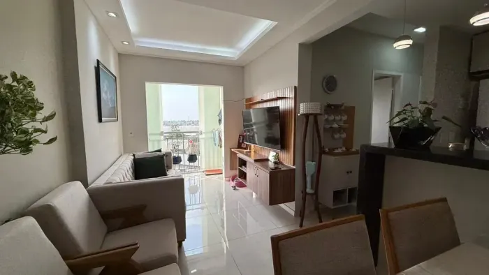 Vendo Apto no Cond. Garden Ville Residence, c/ 2 quartos, sendo 1 suíte, cozinha, banheiro