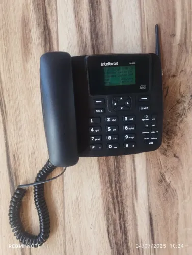 Kit completo para Telefone celular rural com antena externa e cabo da melhor qualidade
