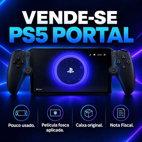 PS5 Portal Midnight Black Reprodutor Remoto PlayStation Portal