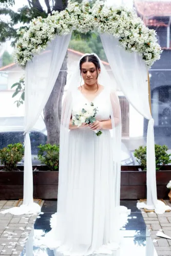 Vestido de Noiva + Véu