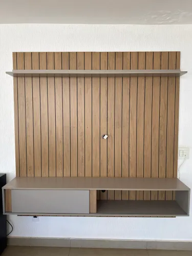Painel para TV até 65" Caemmun Boreal 1.8 1 Prateleira