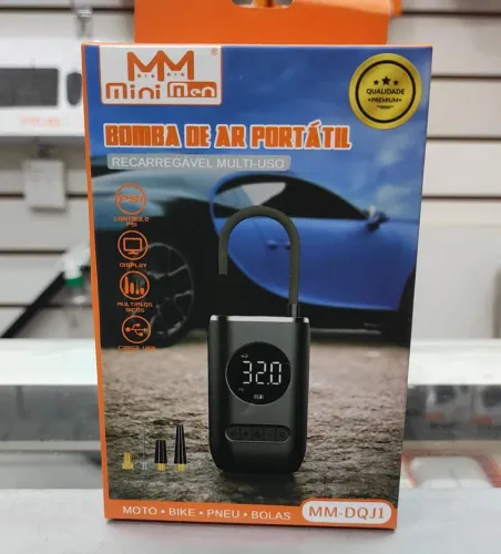 Bomba de Ar Portátil Recarregável Multi-uso mini compressor digital