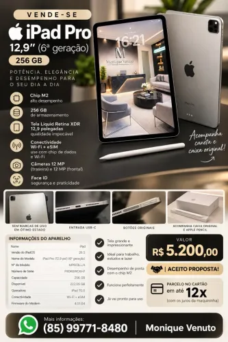 VENDO IPAD PRO + CANETA