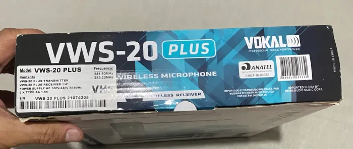 Wireless microfone 