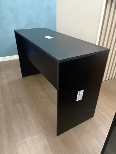 Mesa de escritório preta em MDF 18mm nova!