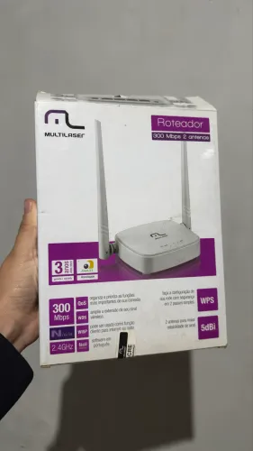 Roteador Multilaser 300 Mbps - 2 Antenas
