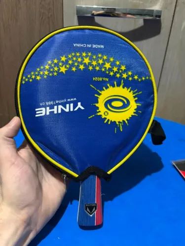 Raquete de Tênis de Mesa ITTF + Raqueteira