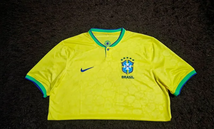 Camiseta do Brasil Tamanho 4XL Tamanho Exclusivo