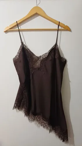 TOP ZARA LINGERIE COM RENDA (ZARA) - Novo com etiqueta
