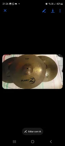 Pratos Zildjian linha Planet Z