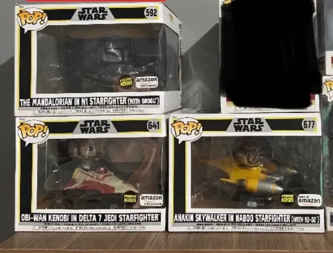 Funkos Star wars - naves starfighter