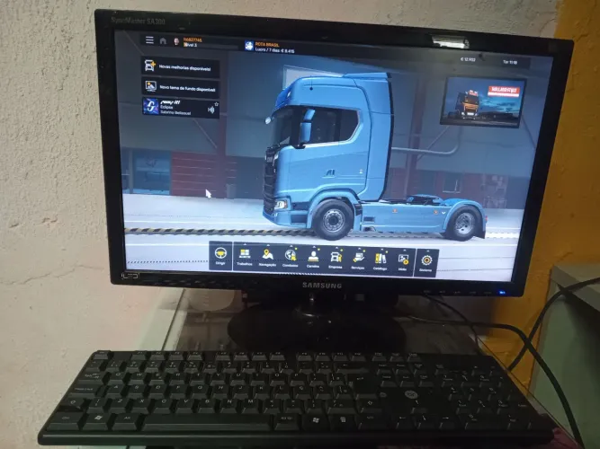 Monitor Samsung led 20 polegadas VGA DVI 