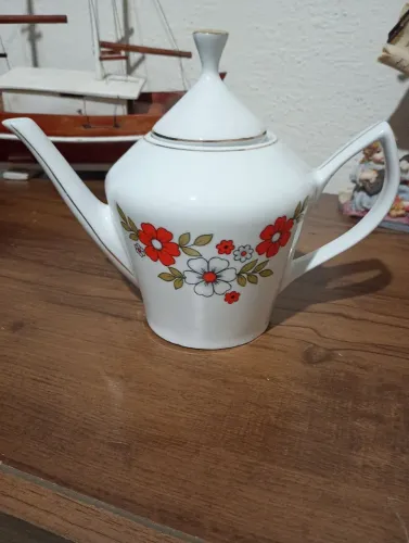 Bule chá porcelana Pozzani 
