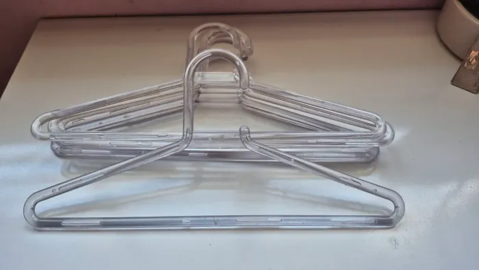 Kit 6 cabides transparente