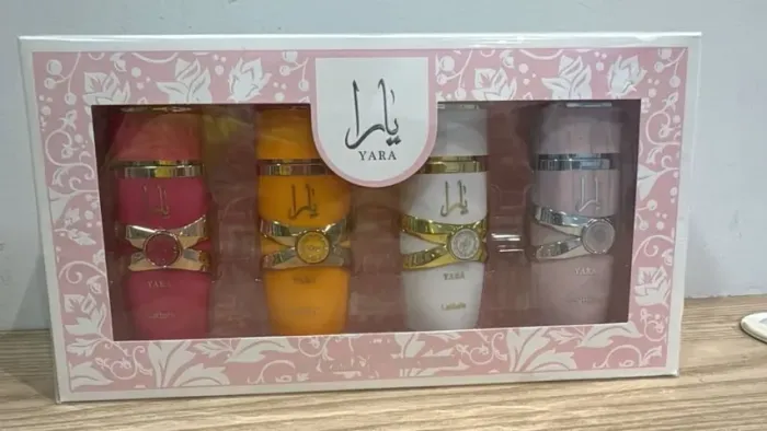 Kit Yara com 4 peças 25ml cada Yara+Yara Candy+ Yara Tous + Yara Moi
