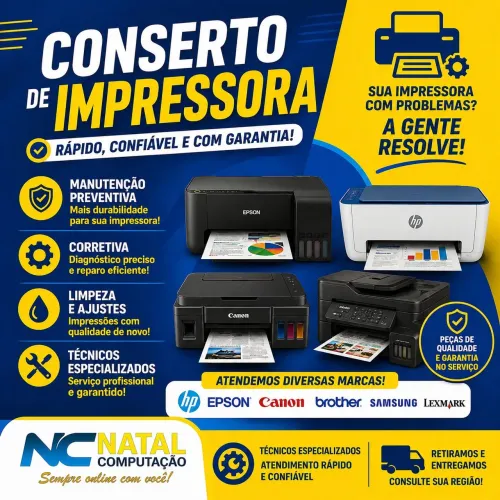 Conserto de impressora em Natal Rn