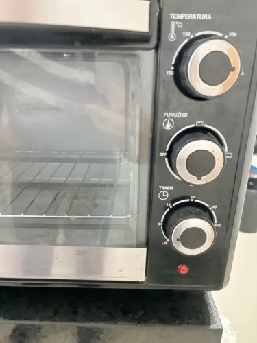 Forno Elétrico de Bancada Mondial com Timer 42L - Preto Family II FR-42