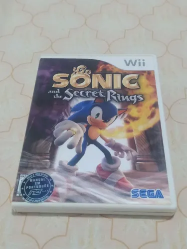 Sonic and the Secret Rings - Jogo original - Nintendo Wii!!!