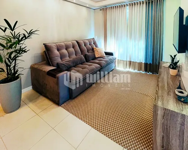 Apartamento semi-mobiliado à venda em Brusque Bairro Poço Fundo, 2 dormitórios, Sala de e