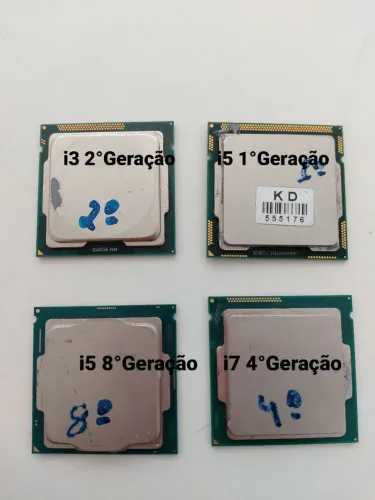 Vendo Barato Processadores Intel para Pcs . Passo cartao dinheiro ou pix