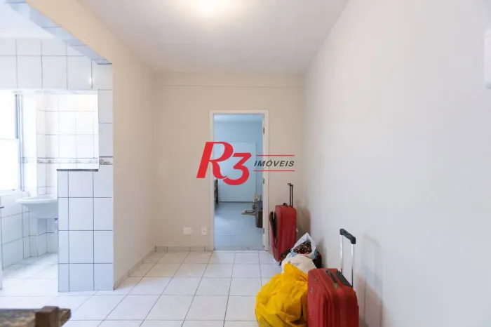 Apartamento com 1 dormitório para alugar, 48 m² por R$ 3.000,00/mês - Boqueirão - Santos/S