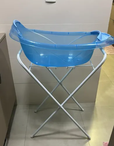 Banheira + suporte para bebê