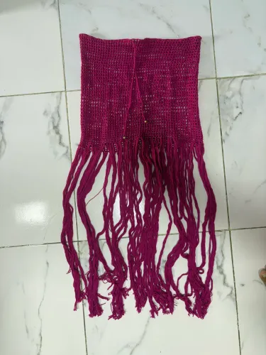 Saia crochê 