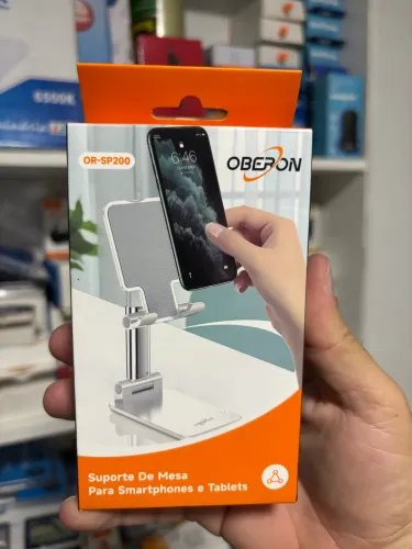 Suporte de mesa para smartphone e tablet
