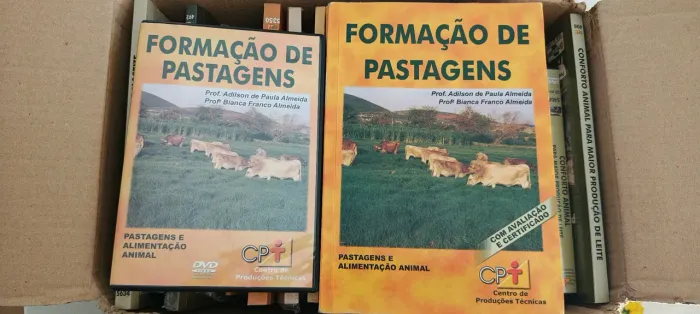 Coleção 15 Cursos Pecuária - Livros + DVDs - Pastagens e Gado