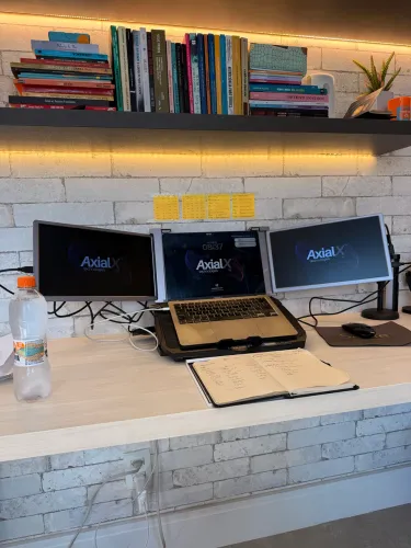 Monitor Triplo Portátil para Notebook - Extensor de Tela Leve e Compacto