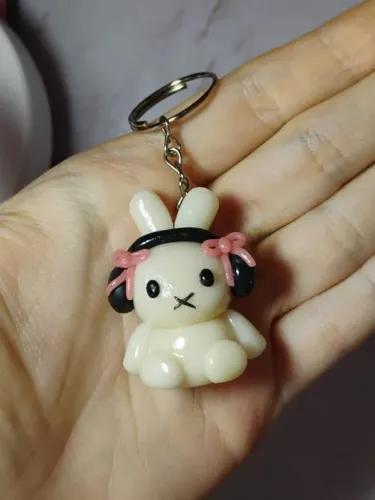 Chaveiro miffy artesanal biscuit fofo