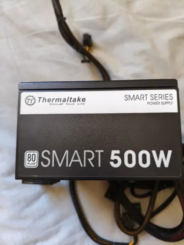 Fonte de Alimentação Thermaltake Smart 500W 80 Plus White - PFC Ativo
