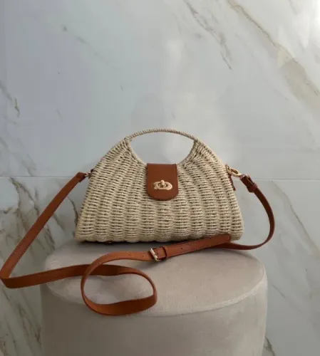 Bolsa Palha Meia lua