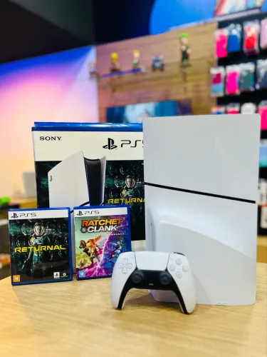 PS5 slim mídia física ( 6 meses garantia )