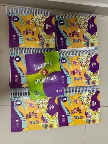 Livros pré-vestibular SAS 2025