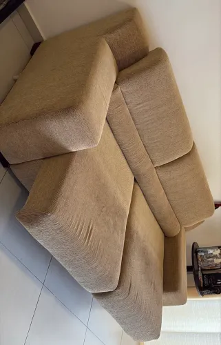 Sofá-Cama bege à venda 