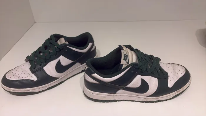Tênis Nike tênis dunk low retro branco e verde