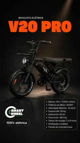 BICICLETA ELETRICA V20 PRO SMART WHEEL